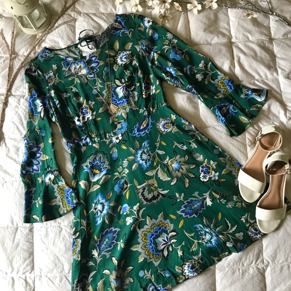 Floral A-Line Dress